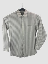 Stafford Executive Mens 16.5 35 Stripe Dress Shirt Athletic Fit USA Long Sleeve