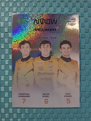 #ad 2025 Parkside Indycar Team Rainbow Shimmer Arrow McLaren Siegel O#x27;Ward Lundgaard $9.49