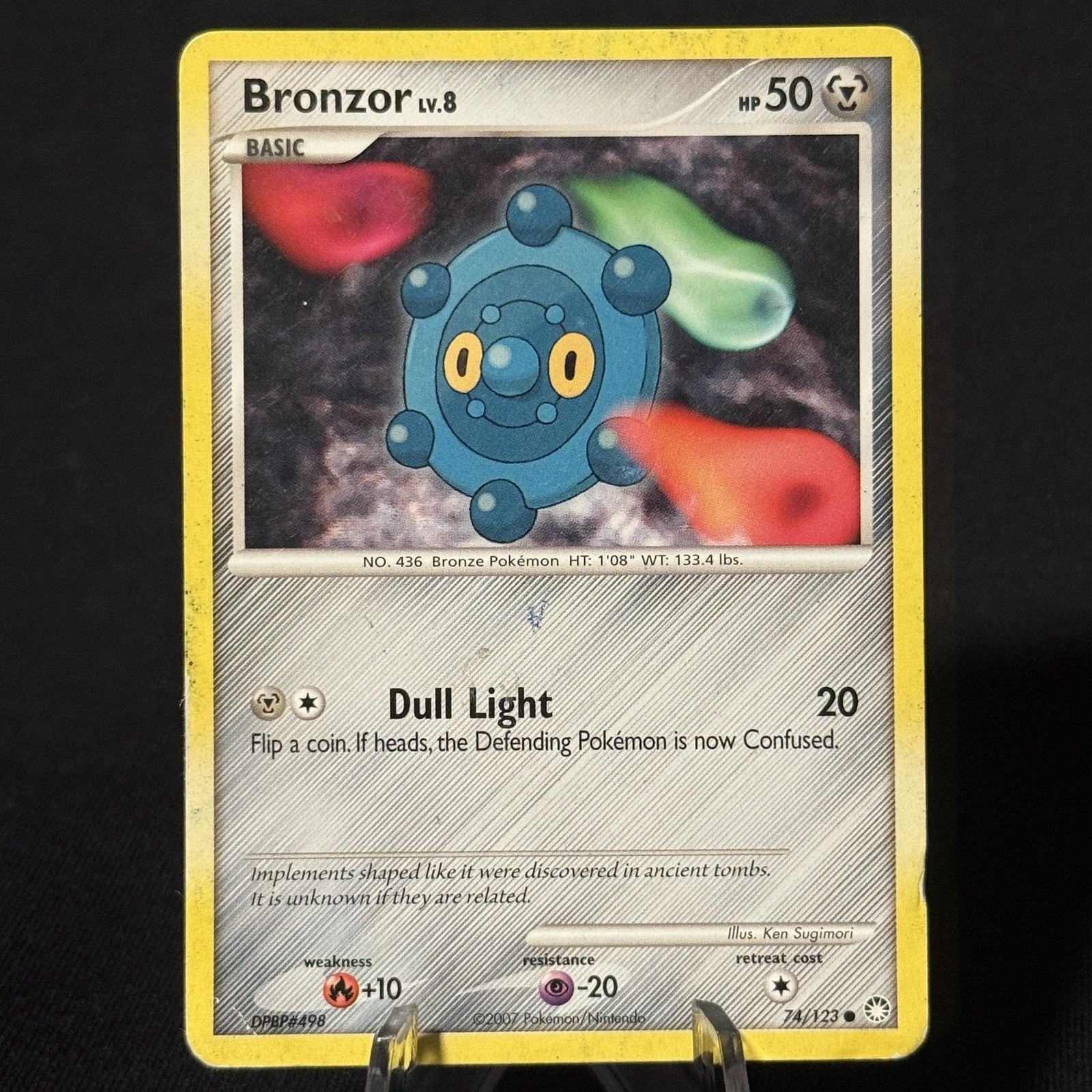 Pokémon Bronzor LV.8 74/123 Diamond & Pearl Mysterious Treasures 2007