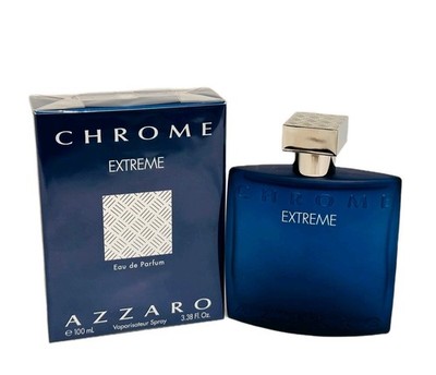 Azzaro Chrome Extreme EDP 3.38o.z 3.4oz/100mL For Men Sealed Box 100% Authentic