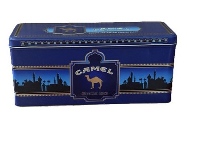 Vintage R.J. Reynolds Turkish Tobacco Co. Camel Cigarette Tin 10.25 x 4.5  Empty