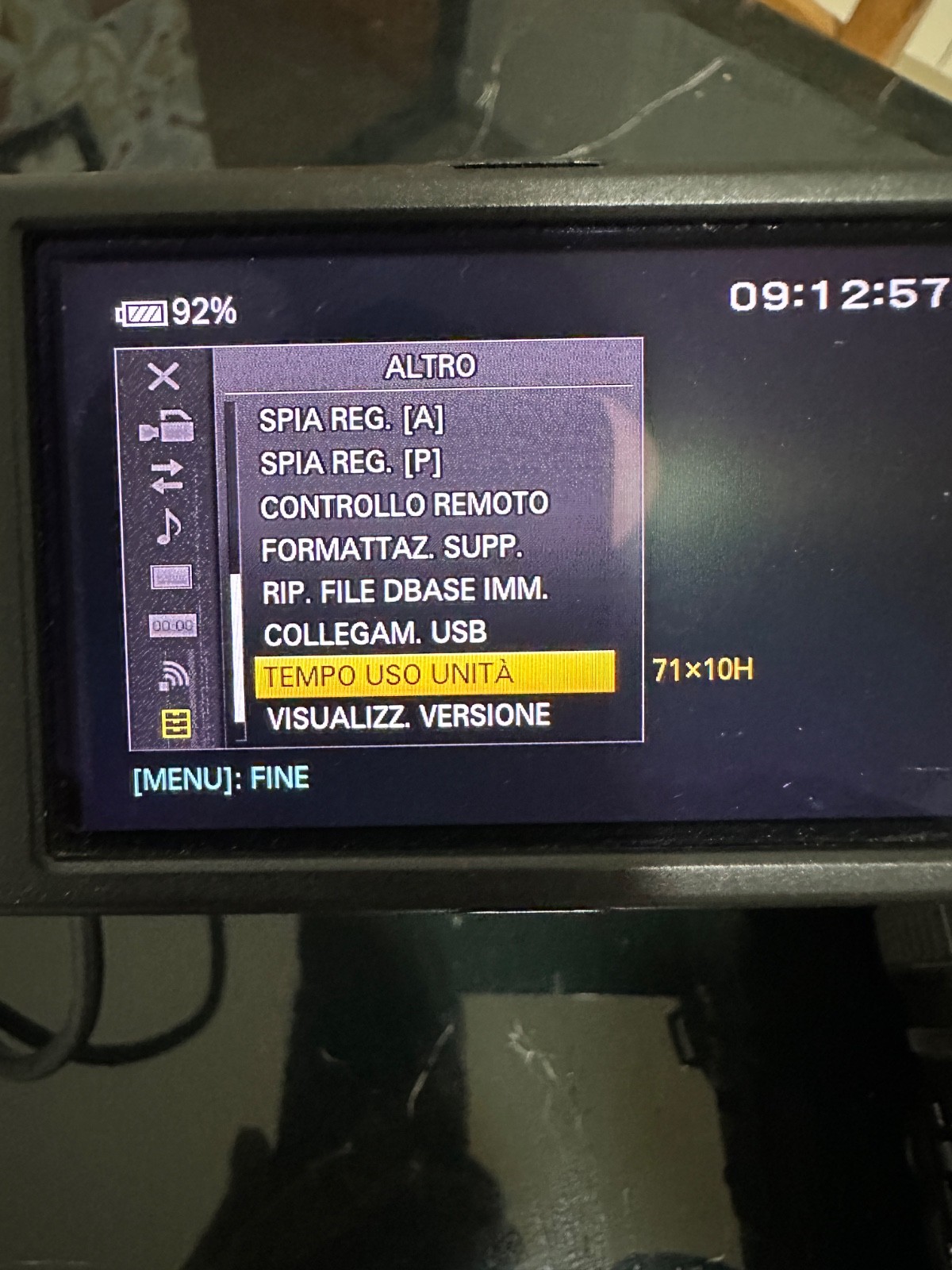 videocamera professionale