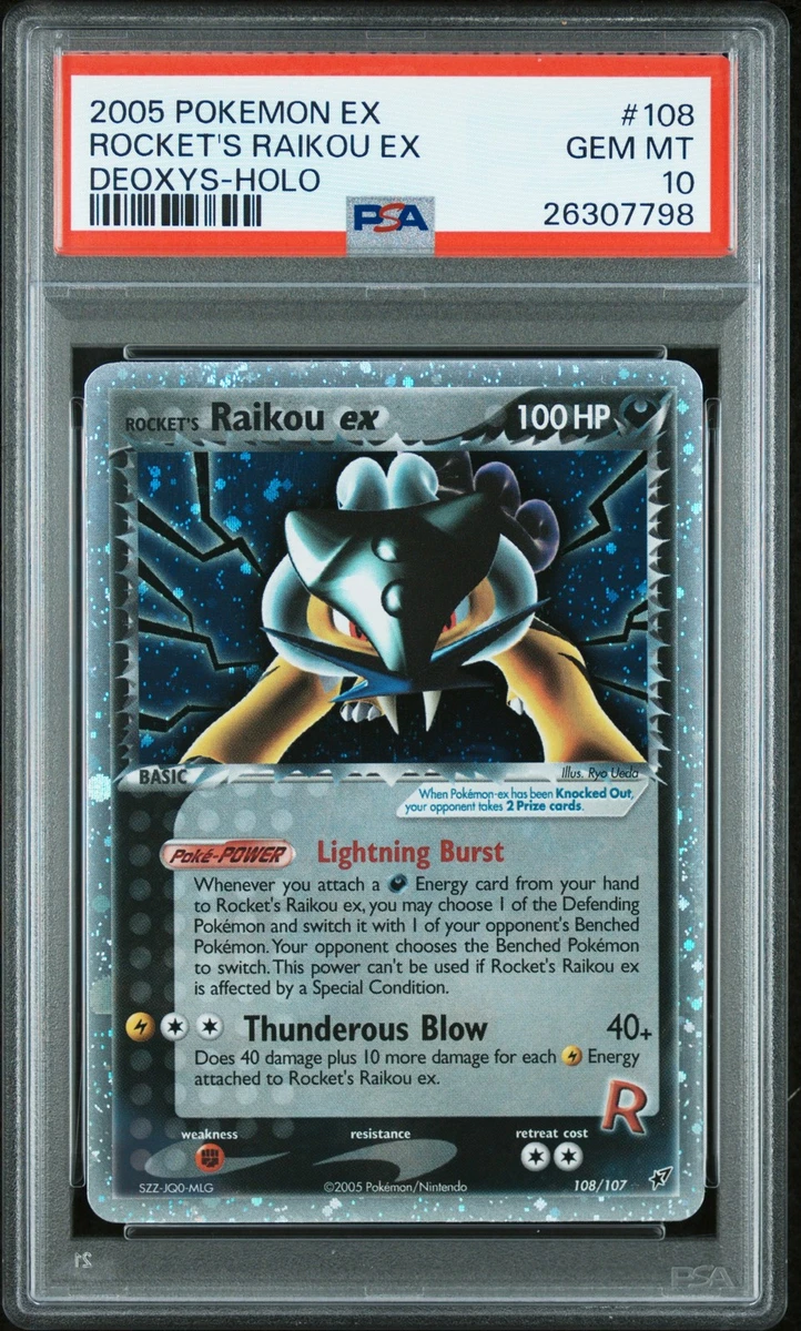 Pokémon TCG Professional Sports Authenticator (PSA) EX Deoxys