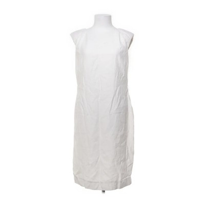 Comma, Kleid, Größe: 42, Weiß, Polyester/Viskose, Einfarbig, Damen #JYB