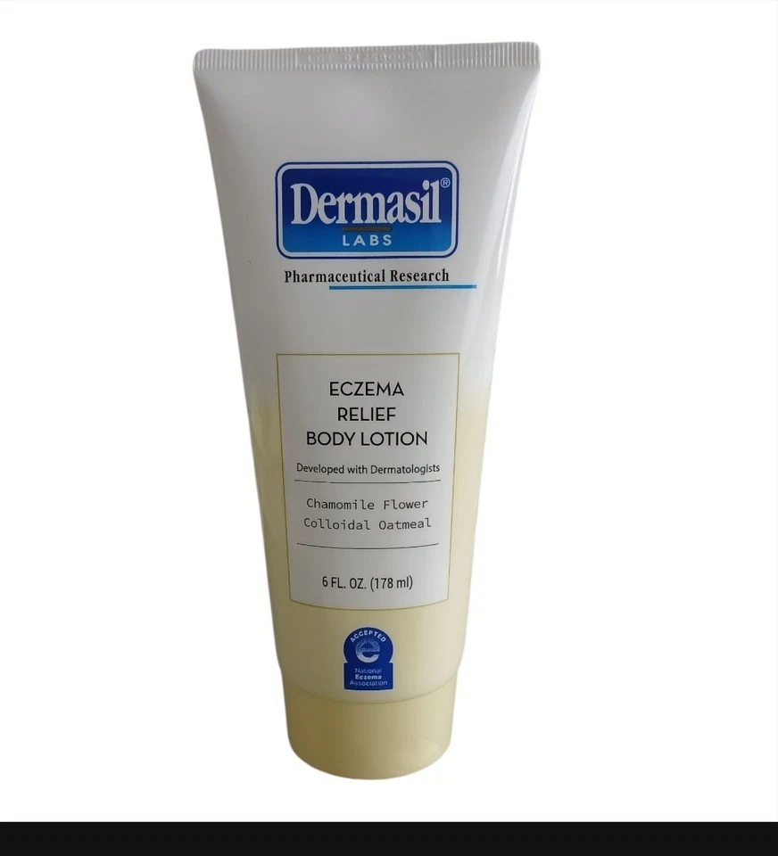 Loción Ea 3 tubos de avena coloidal hidratante alivio del eccema 6 fl oz Foto 2 de 3