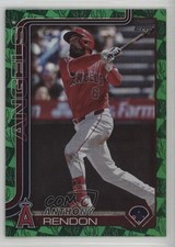 2025 Topps Series 1 Spring Training Green Foilboard 95/99 Anthony Rendon #83 g7g