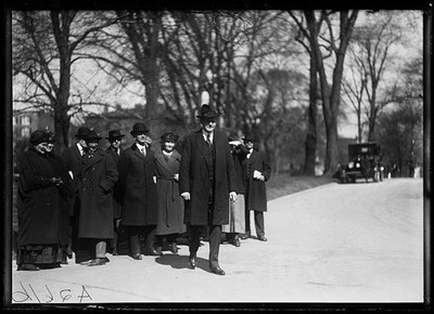 Photo:Calvin Coolidge 1920s White House Walk Group Portrait