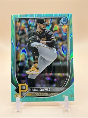 2025 Bowman Chrome Paul Skenes Aqua Raywave Refractor /199