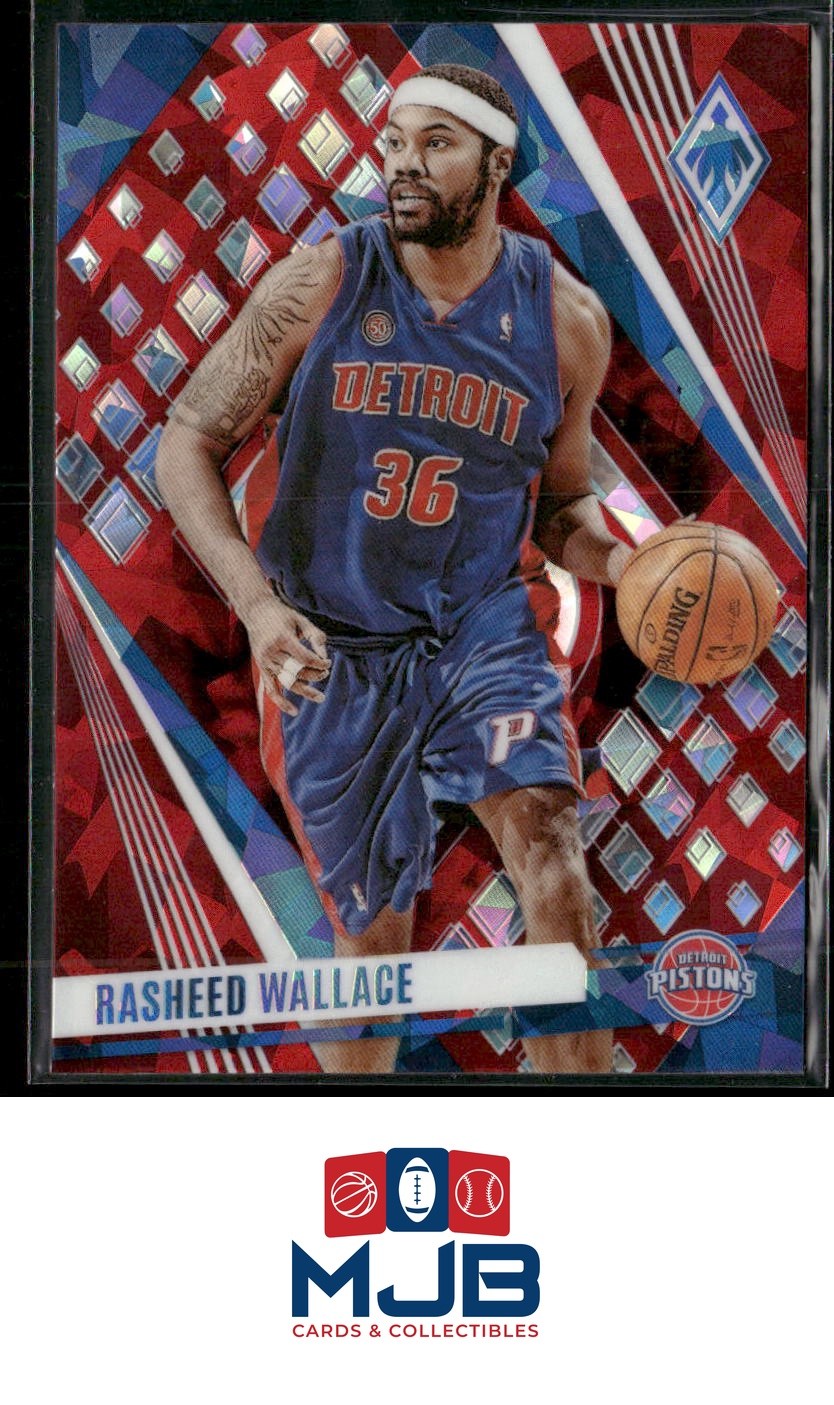 2023-24 Panini Phoenix Rasheed Wallace Phoenix Red Ice #33 Detroit Pistons