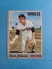 Dave Davey Johnson 1970 Topps Baseball Card # 45 J7401