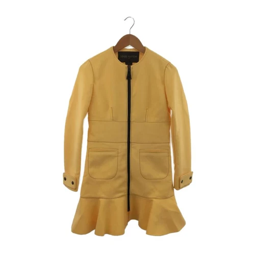 LOUIS VUITTON（LV） Cappotto nylon giallo LOUIS VUITTON taglia 36 autentico dal Giappone