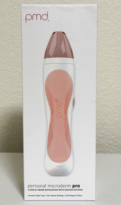 NIB PMD Personal Microderm Pro Microdermabrasion Pink/White