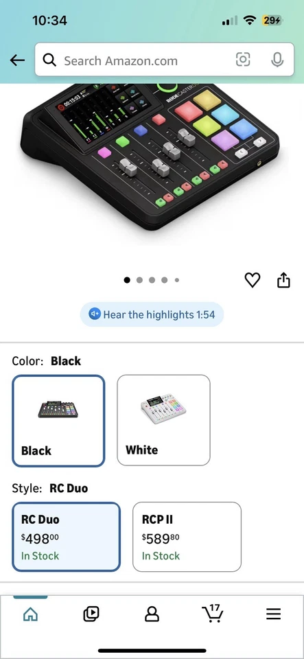 RØDECaster Duo Integrated Audio Production Studio – Mint Condition (Open Box) - Image 2 of 4