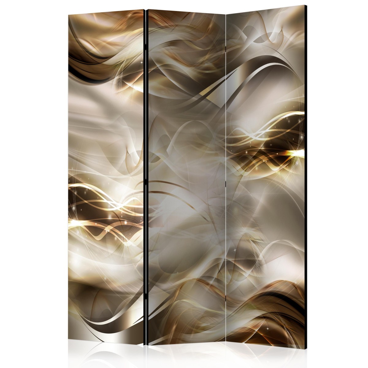 Paravent 3 volets isolant visuel Amber River 135x172cm pour chambre