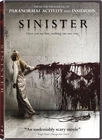SINISTER (DVD) LN Disc + Cover Art - NO CASE