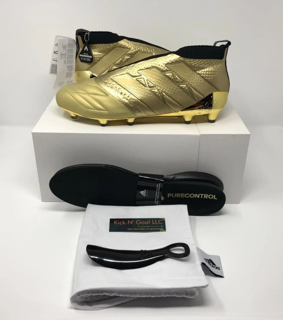 Adidas ACE 16+ PURECONTROL FG/AG SPACE CRAFT PACK Cleats (US 11) Gold | eBay