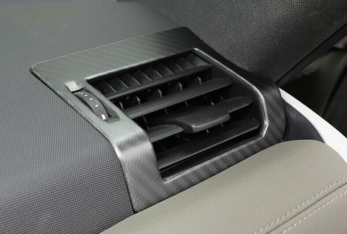 For Defender 110 90 2020-23 Carbon Fiber Steel Console L&R Air Outlet Vent Trim - Bild 6 von 6