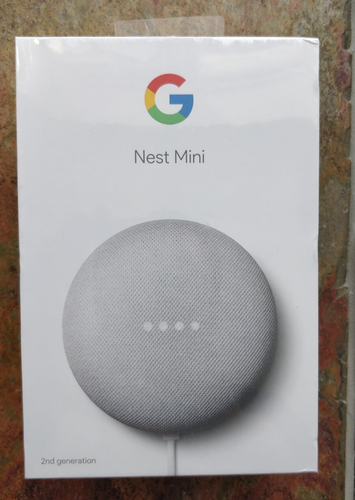 Google Nest Mini 2nd Generation - Chalk Brand New & Sealed