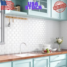 Peel and Stick Backsplash for Kitchen: Self Adhesive Wall Tiles for Bathroom