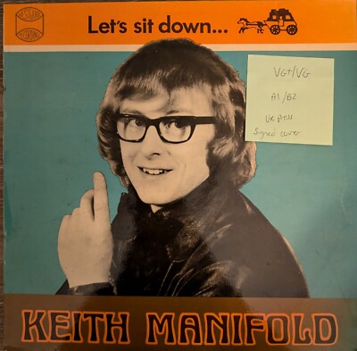 Keith Manifold Let's Sit Down Signed Vinyl Record VG+/VG WRS049 1974