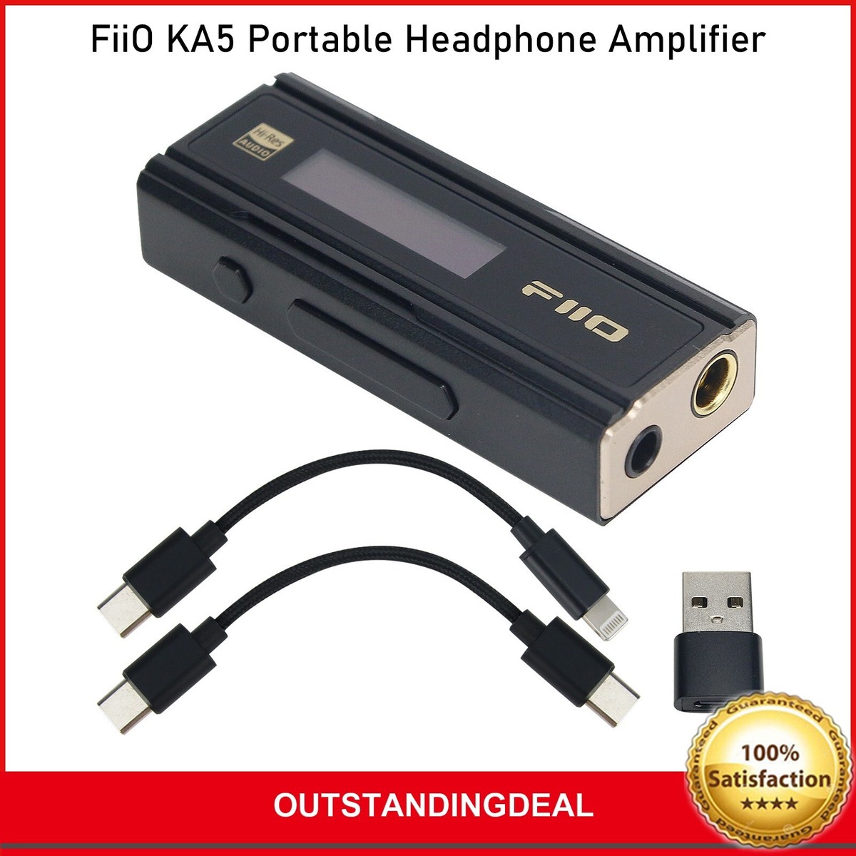 FiiO KA5 Headphone Amplifier High Fidelity Decoder Balanced PC