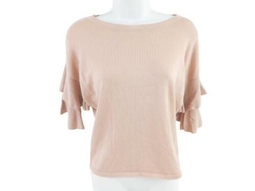 Hooked Up By IOT Mauve Pink Statement Sleeve Knit… - image 1