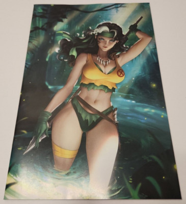 ROGUE & GAMBIT 5 R1C0 VIRGIN VARIANT EXCLUSIVE MARVEL COMICS X-MEN 2023 