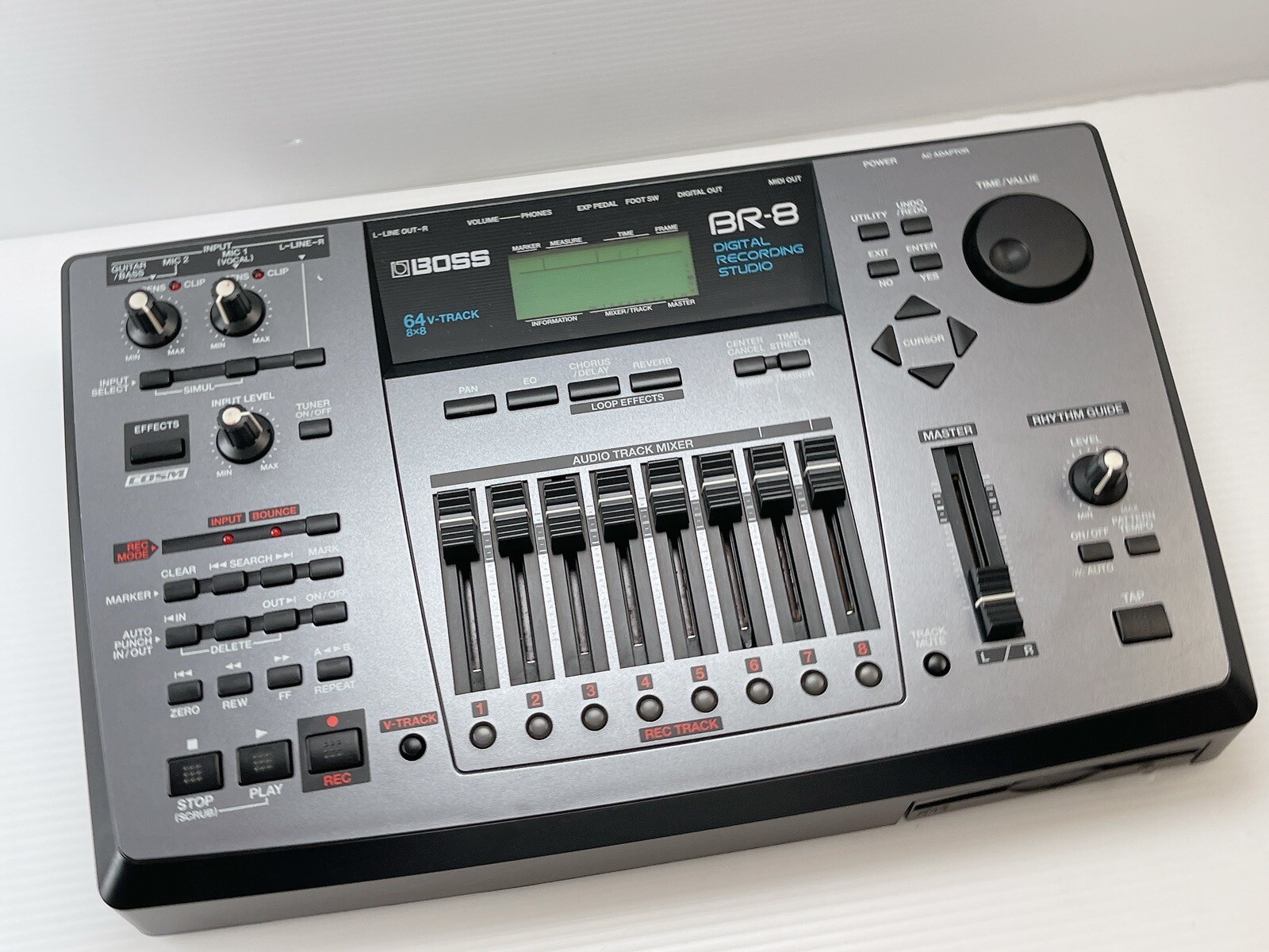 Boss BR8 Digital Recording Studio MTR Multi Track Recorder w/AC