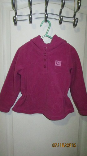 Baby Toddler Child 4T Little By Little KHQ Rosette Pink Hoodie Jacket Shirt