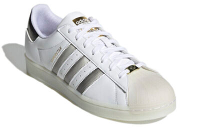 adidas gazelle silver green womens ADIDAS Superstar 'Perforated Trefoil' Off White