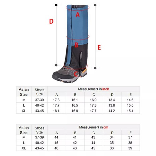 Anti Bite Snake Guard Leg Protecte Gaiters Cover Outdoor Waterproof Hiking Boots - Picture 3 of 19