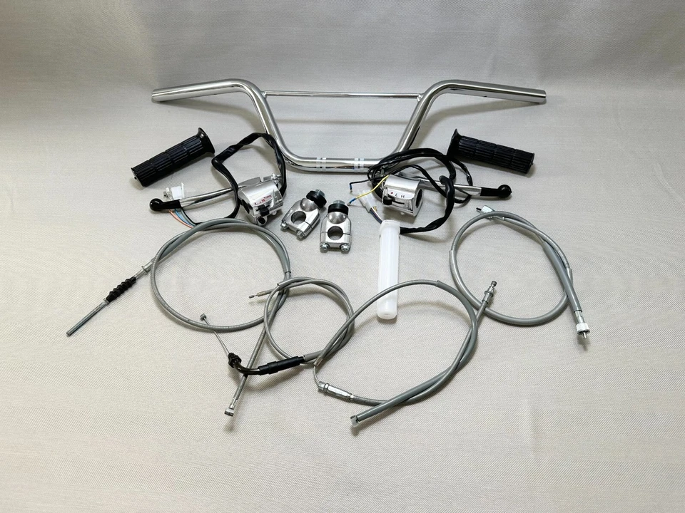 Honda CL50 CL70 S50 CD90 Handle Bar, Switch, Clamp, Grips, Cable SS50V SS50 CD50 - Imagem 3 de 4