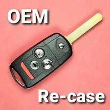  Re-cased w/ OEM Acura MDX Remote Flip Key 4B Hatch N5F0602A1A Driver 2
