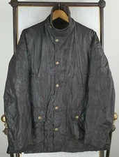 BARBOUR Size XL Mens Carbon Heritage Bedale Waterproof Black Field Jacket Coat
