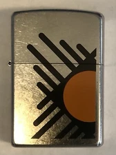 Natural American Spirit Zippo - Logo / Sun - 2009 - Brushed Chrome - Unfired