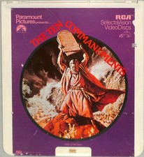 The Ten Commandments 1956 Vintage CED Videodisc