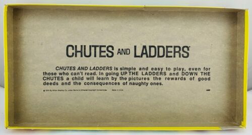 1974 Chutes and Ladders Game Milton Bradley Complete in Great Cond FREE SHIPPING - Picture 5 of 6