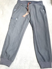 Figs Womens Size S/P Light Blue High Waisted Jogger Scrub Pants W23SW2016P