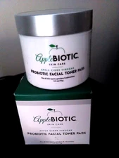 Applebiotic Toner Pads for Face -Exfoliating Face Wipes All Skin Types - 60 pads