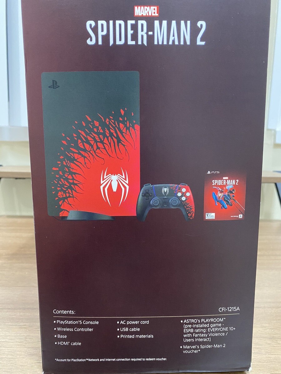 New Sony Play Station 5 Limited Edition Spider-Man 2 Console