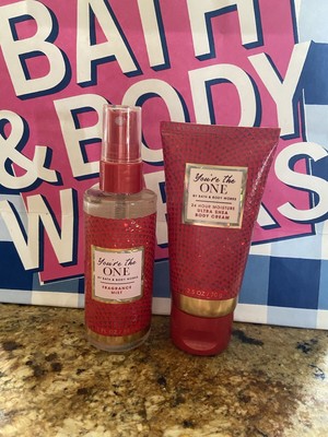 YOU'RE THE ONE Travel Gift Set Bath & Body Works Fragrance Mist Body Cream NEW