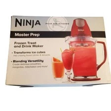 Ninja Master Prep Frozen Treat and Frozen Drink Maker QB750RD 30 New Sealed