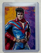 Elvis Presley Limited Edition Artist Signed "The Superhero" Trading Card 6/10
