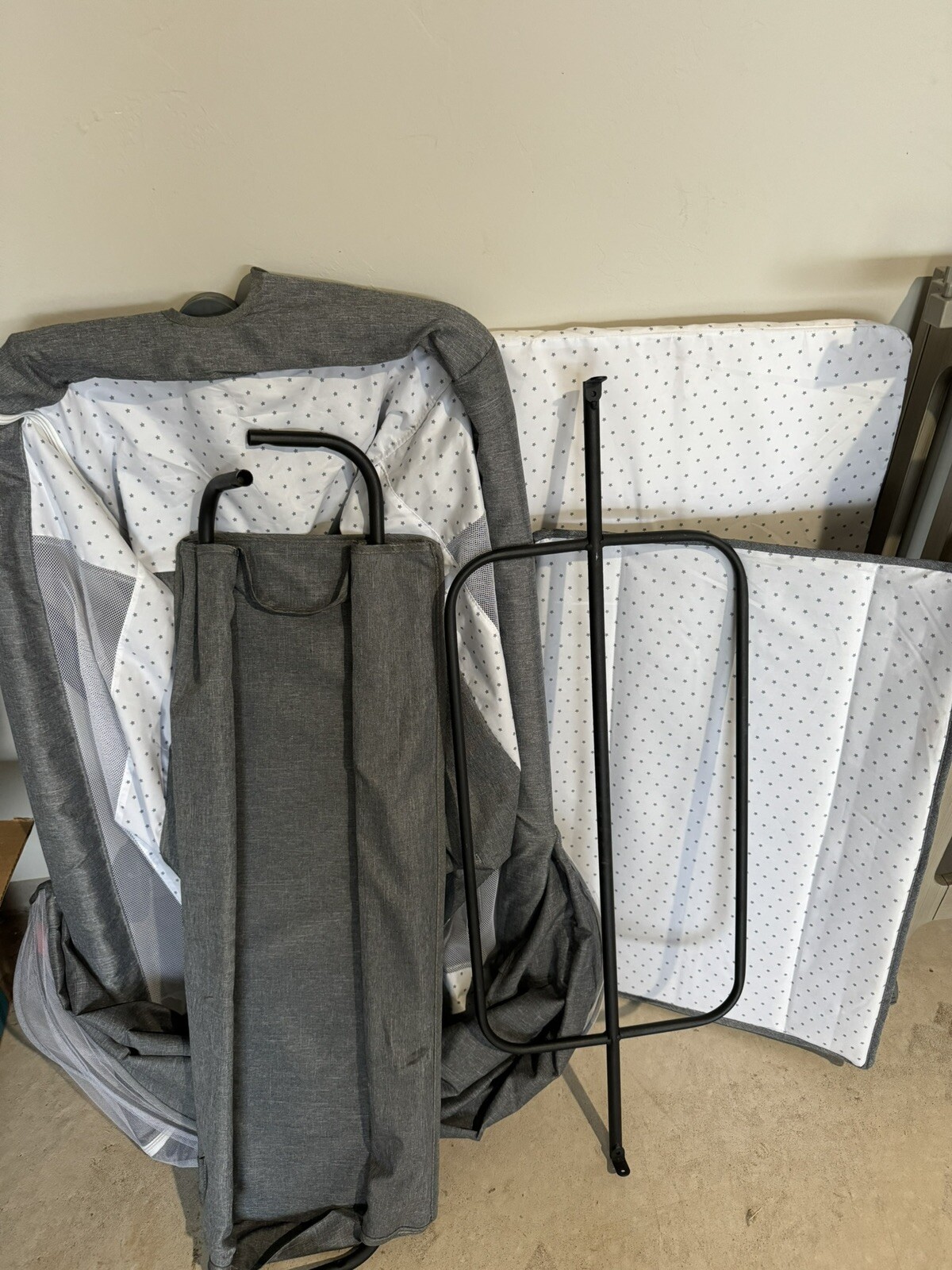 Adjustable Baby Bedside Crib Sleeper Bassinet with Storage Basket for Infant US