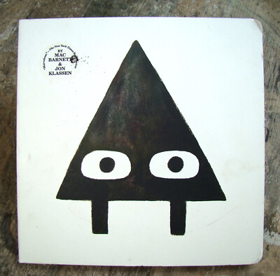 Triangle  2017 HC 1st Ed  Mac Barnett SIGNED Square Shapes Friendship Klassen