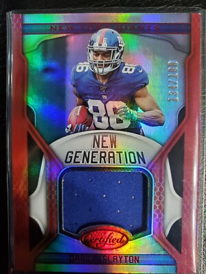 2019 Certified New Generation Darius Slayton Red Rookie Jersey
