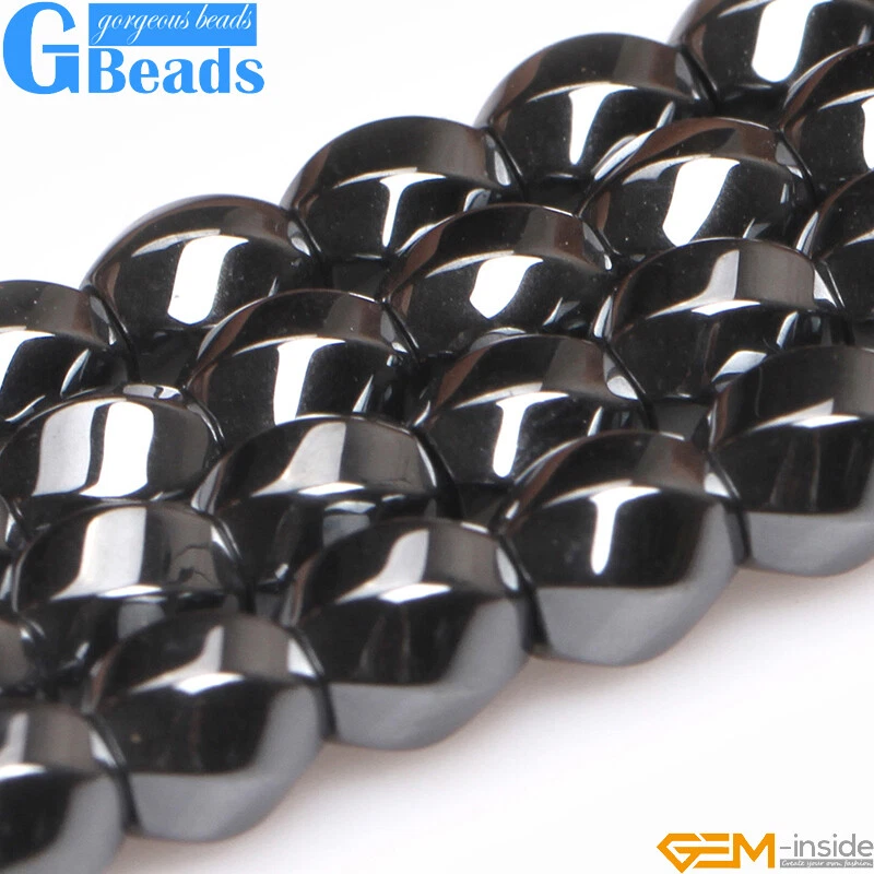 Black Hematite Gemstone Beads For Jewelry Making Free Shipping Assorted Shapes - Image 2 of 4
