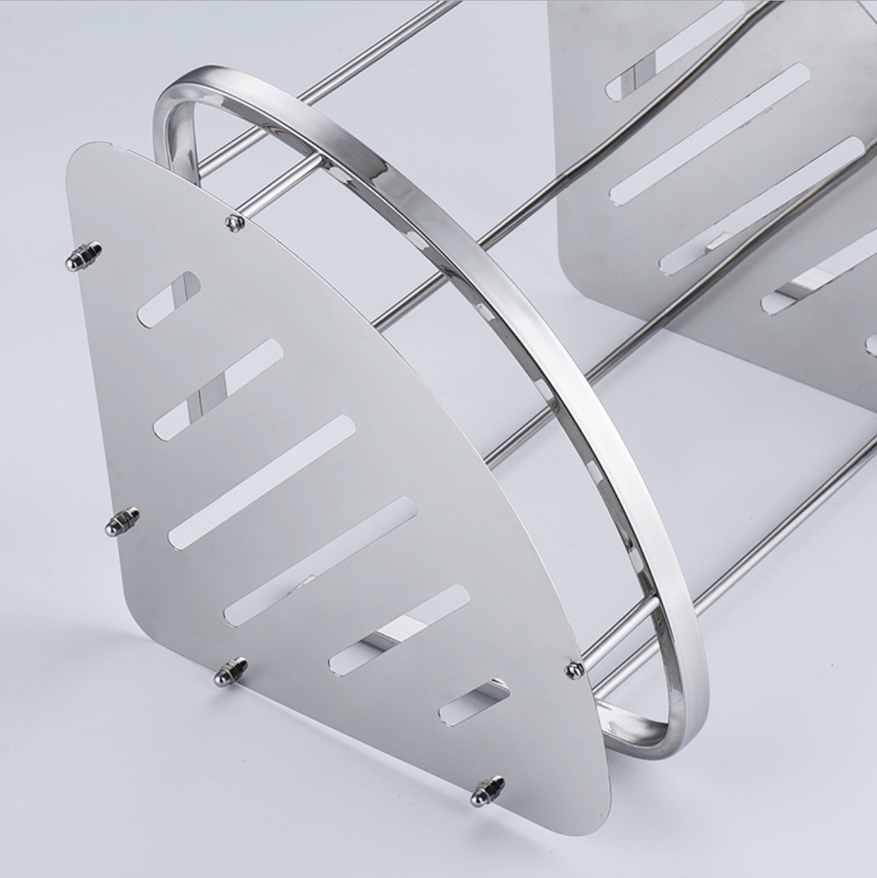 Bathroom Stainless Steel Shower Caddy Organizer Storage Rack Shelf