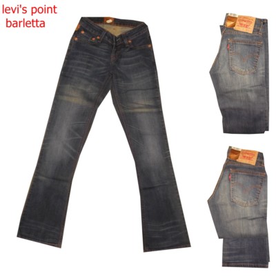 jeans levis donna 545 vita bassa elasticizzati zampa elefante denim bootcut  blu