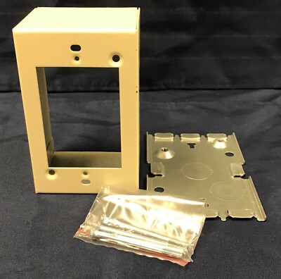 NEW Mono-Systems Ivory Deep Device Box (Model# SMS5744S)